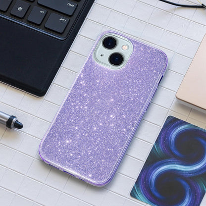 Compatible with Iphone 15 Case Bling Sparkle Cute Girls Women Protective Cases Cover for Iphone 15 6.1" 2023-Purple