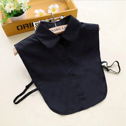 New Fake Collar Blouse for Women Vintage Detachable Shirt Collar Lace False Collar Lapel Blouse Top Women Clothes Accessories