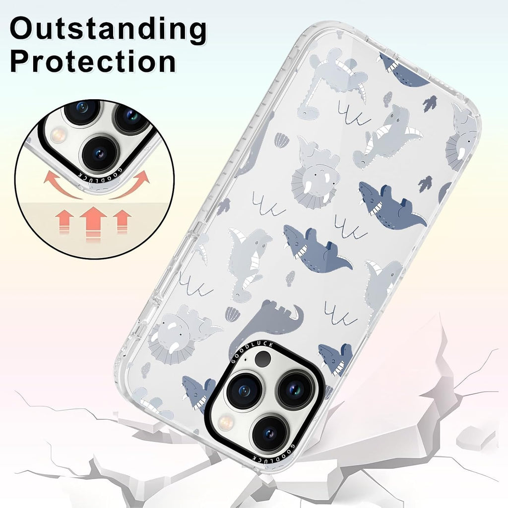 2 Pack Phone Cases for Iphone 13 Pro Max Dinosaur Case Cute Dinosaur Pattern Design for Women Girls Boys Clear Soft TPU Bumper Phone Case Funda for Iphone 13 Pro Max 6.7 Inch