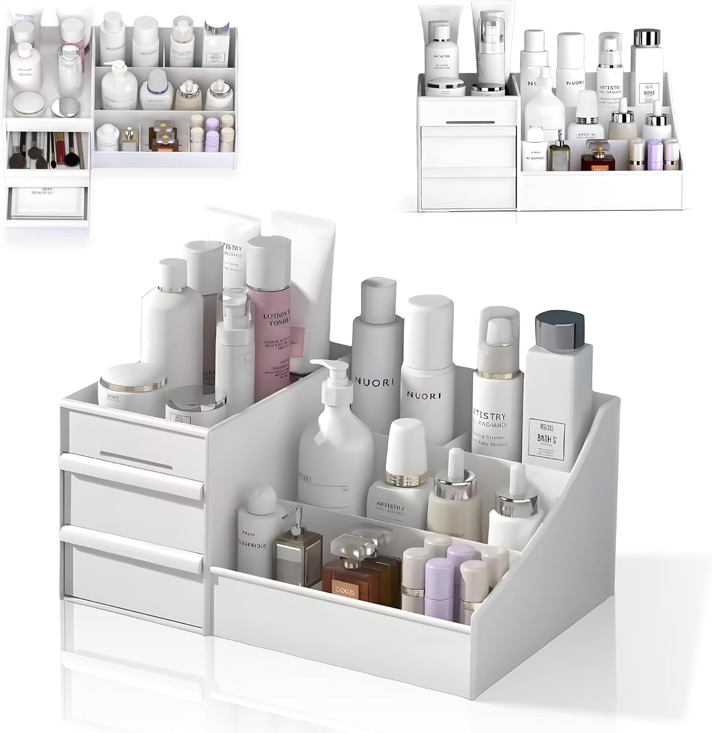 Makeup Organizer, Vanity Organizer, Makeup Organizer Countertop, Make up Organizers for Vanity, Skincare Organizers, Make up Storage Organizer