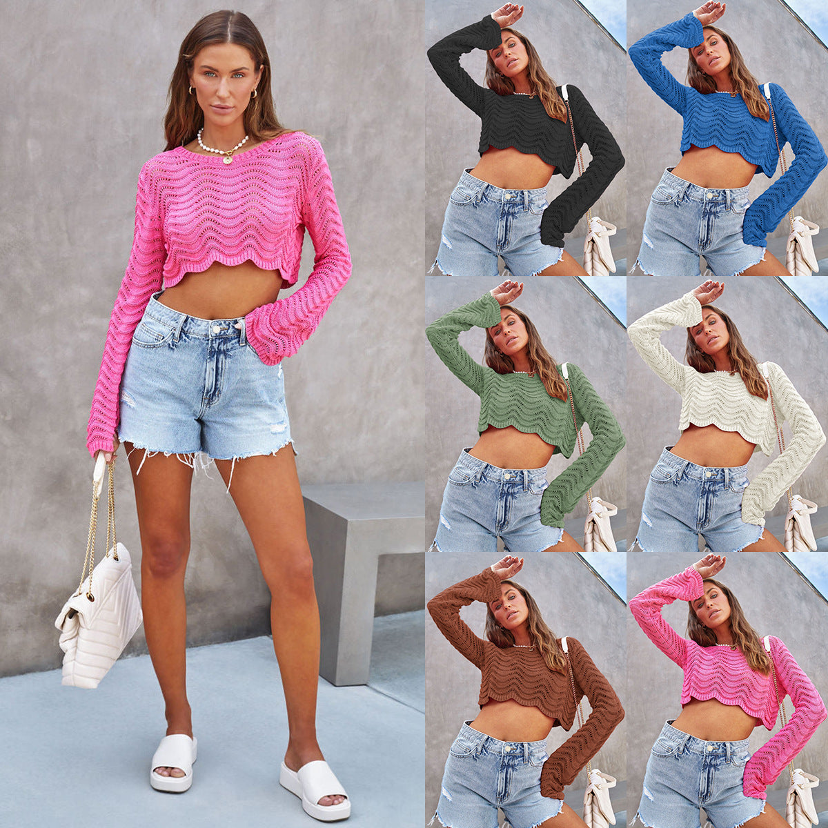 Short Pullover Sweater Sweater for Women